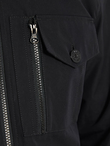 Stone Island - 1200007 Waterproof Cotton Canvas Ghost Overshirt in Black