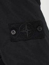 Stone Island - 1200007 Waterproof Cotton Canvas Ghost Overshirt in Black