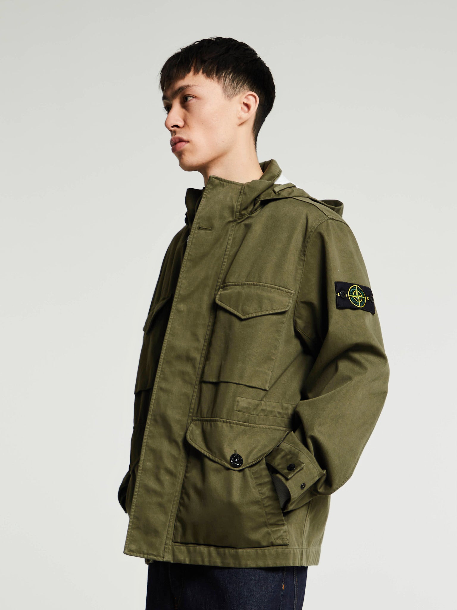 Stone Island - 4100064 Field Jacket in Military Green