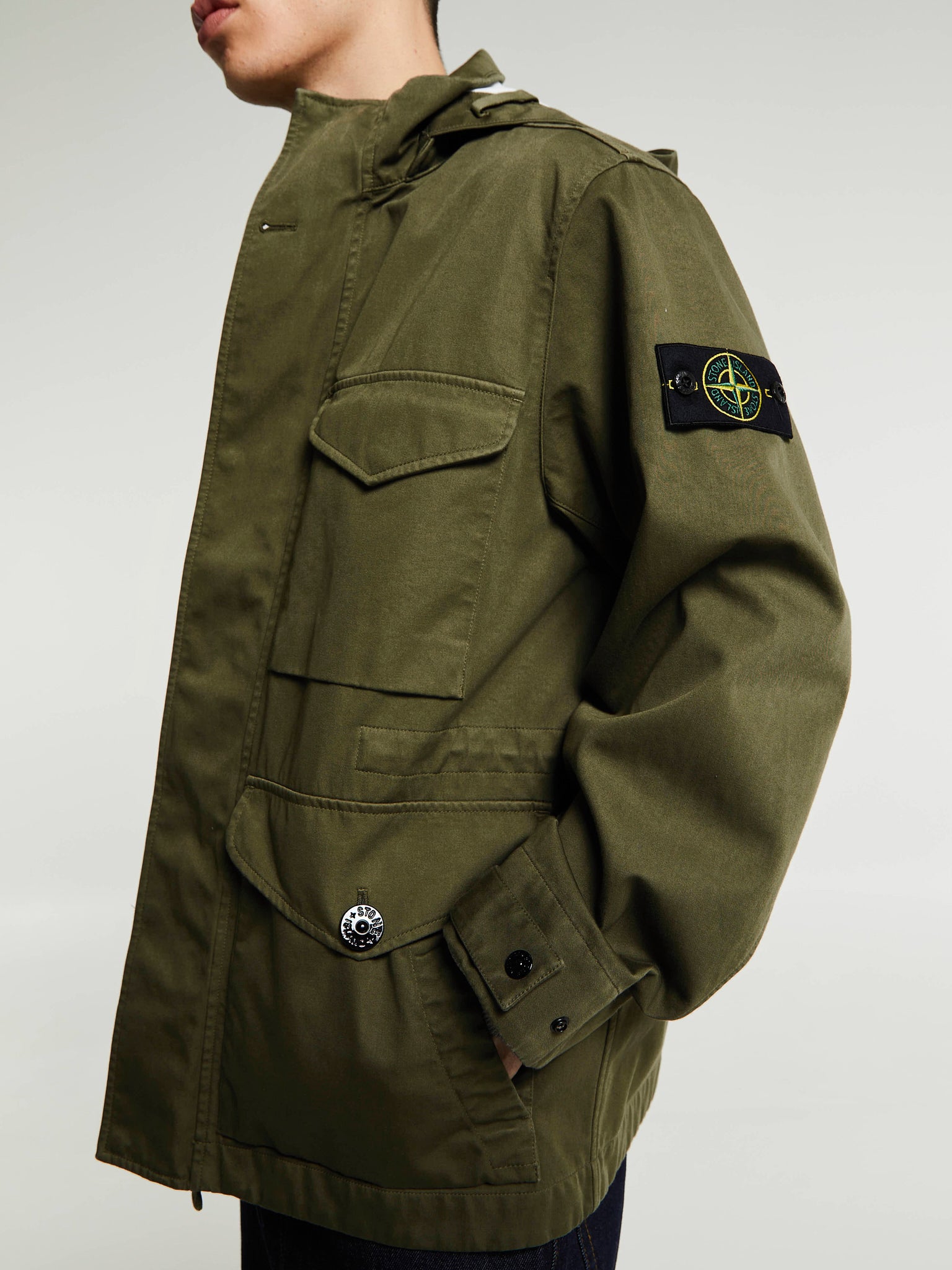 Stone Island - 4100064 Field Jacket in Military Green