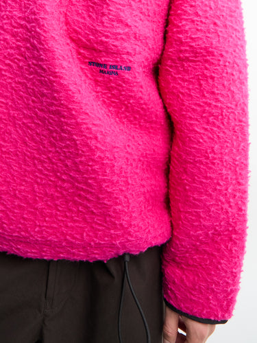 Stone Island - 6100025 Long Sleeve Polo in Fuxia