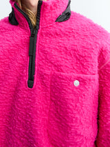 Stone Island - 6100025 Long Sleeve Polo in Fuxia