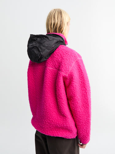 Stone Island - 6100025 Long Sleeve Polo in Fuxia