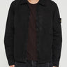 Stone Island - 1200032 Cotton Twill Overshirt in Black