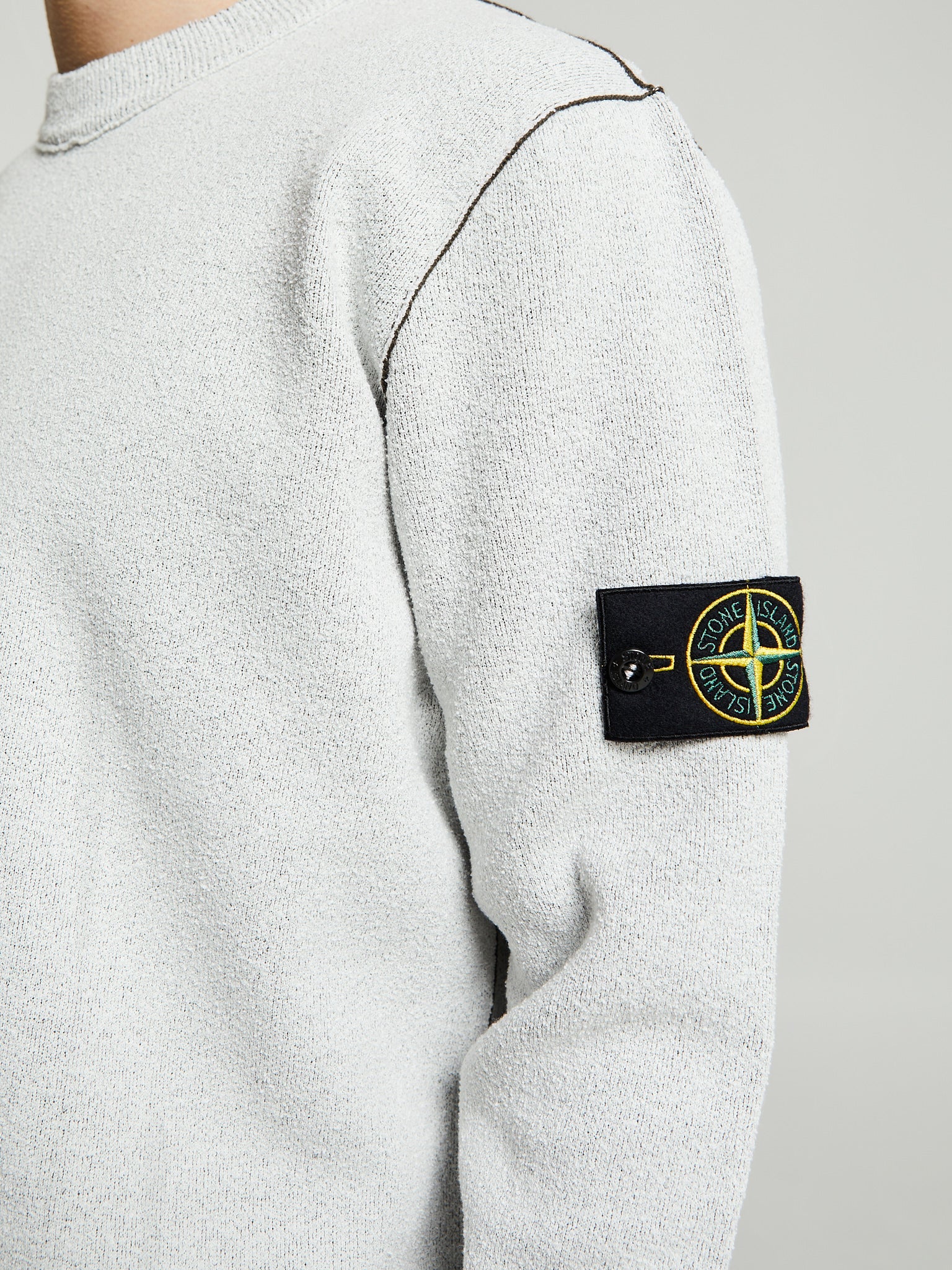 Stone Island - 5100021 Double Face Crew Neck in Ivory