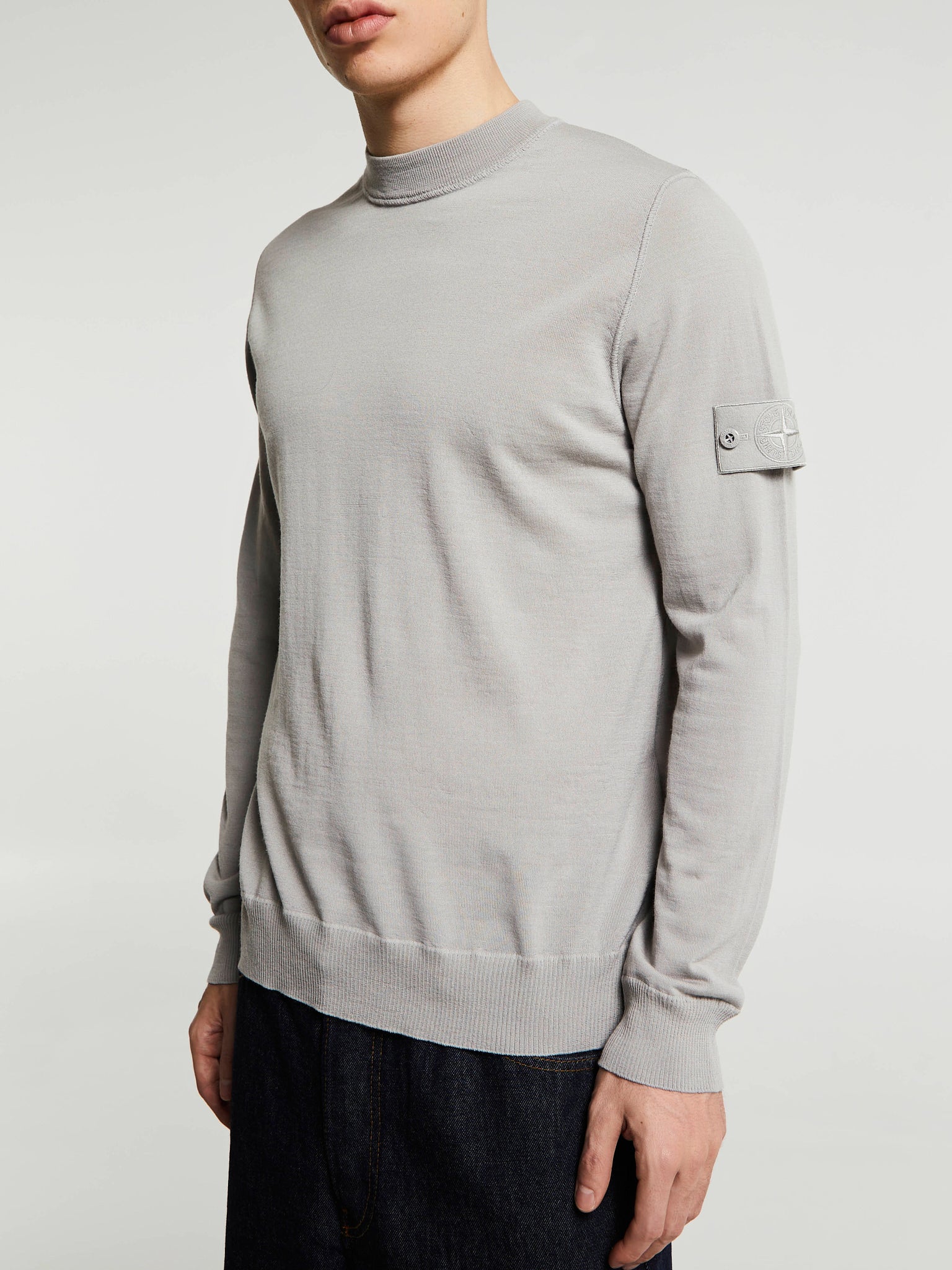 Stone Island - 5100066 Crew Neck in Dust Grey