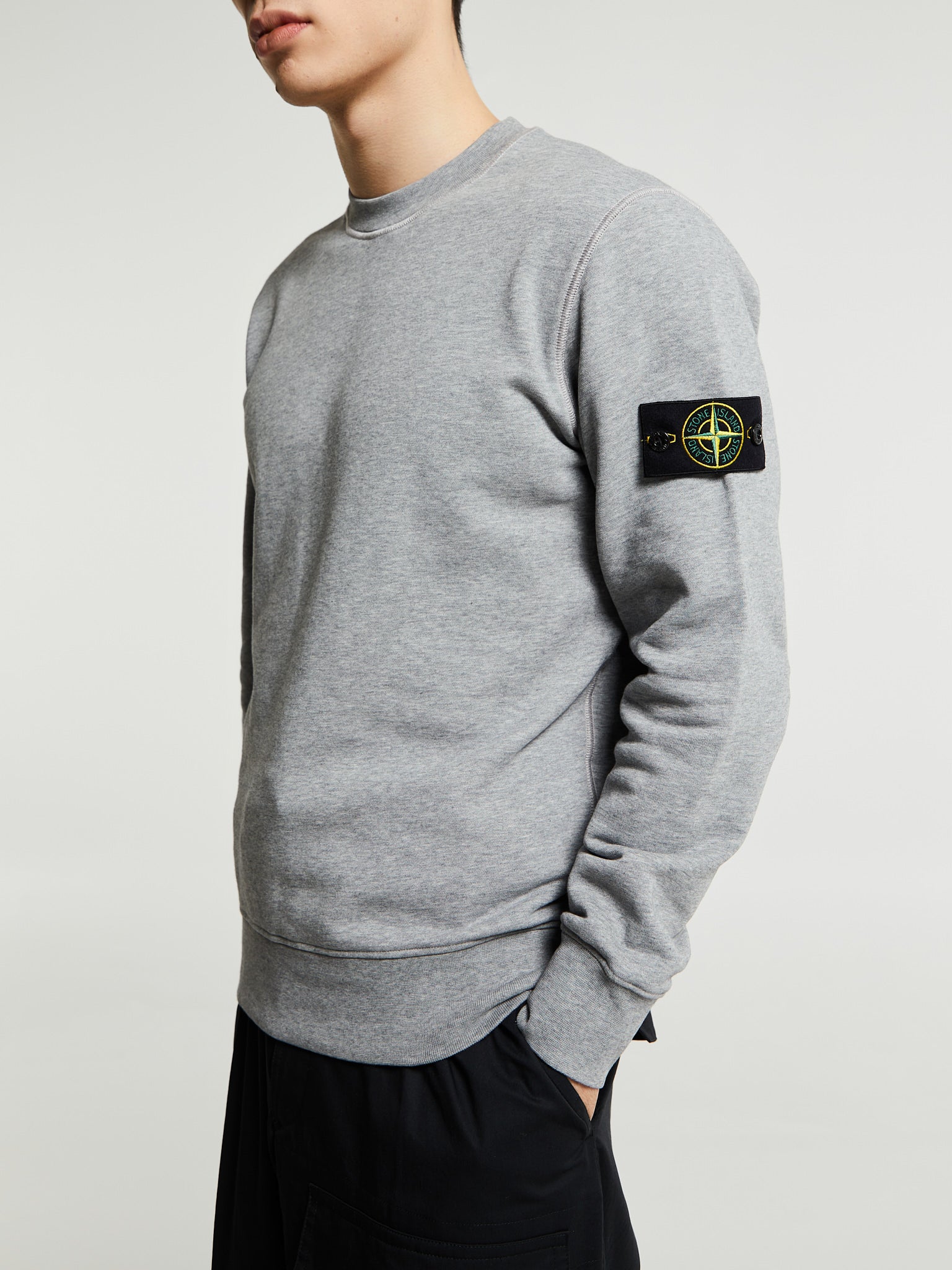 Stone Island - 6100044 Sweatshirt in Melange Grey