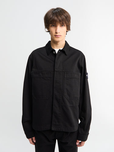 Stone Island - Q100027 Bull Denim-TC Jacket in Black