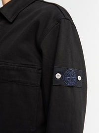 Stone Island - Q100027 Bull Denim-TC Jacket in Black