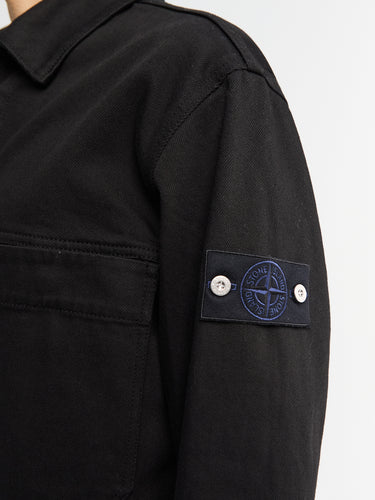 Stone Island - Q100027 Bull Denim-TC Jacket in Black