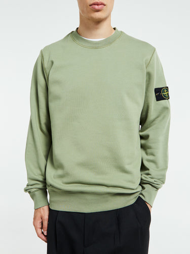 Stone Island - 6100060 Organic Cotton Fleece in Sage