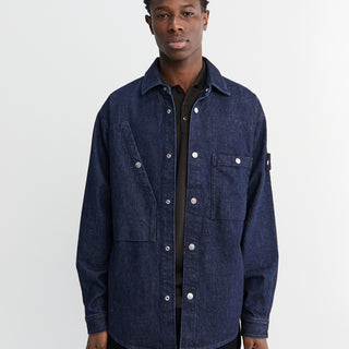 Stone Island - 1100008 Shirt in Indigo Denim