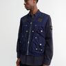 Stone Island - G100016 Indigo Polypropylene Denim Vest in Blue Rinse