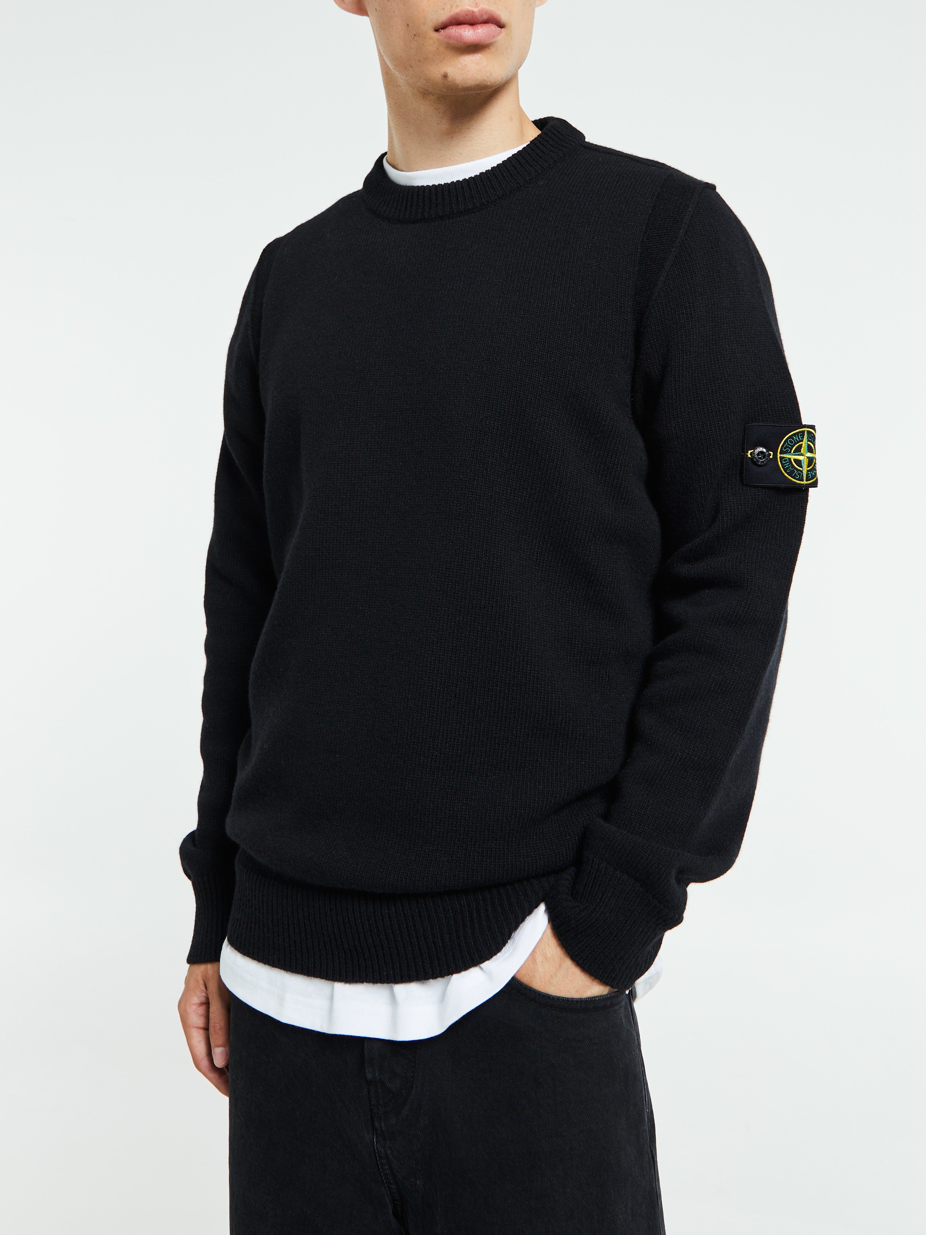 Stone Island - 5100072 Crew Neck in Black