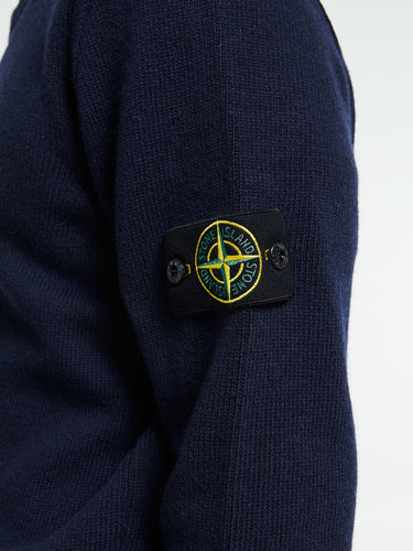 Stone Island - 5100072 Crew Neck in Navy Blue