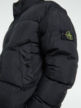 Stone Island - 4100010 Crinkle reps NY Bomber Jacket in Black