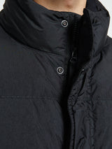 Stone Island - 4100010 Crinkle reps NY Bomber Jacket in Black
