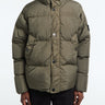 Stone Island - 4100010 Crinkle reps NY Bomber Jacket in Military Green
