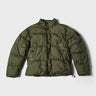 Stone Island - 4100010 Crinkle reps NY Bomber Jacket in Military Green