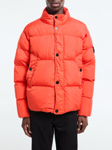 Stone Island - 4100010 CRINKLE REPS NY RECYCLED NYLON Bomber Jacket in Scarlatto