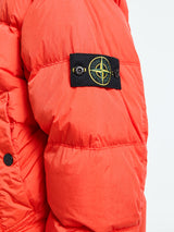 Stone Island - 4100010 CRINKLE REPS NY RECYCLED NYLON Bomber Jacket in Scarlatto