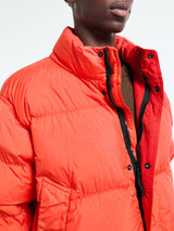 Stone Island - 4100010 CRINKLE REPS NY RECYCLED NYLON Bomber Jacket in Scarlatto