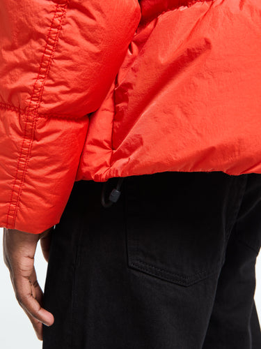 Stone Island - 4100010 CRINKLE REPS NY RECYCLED NYLON Bomber Jacket in Scarlatto
