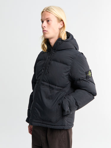 Stone Island - 4100019 Short Parka in Black