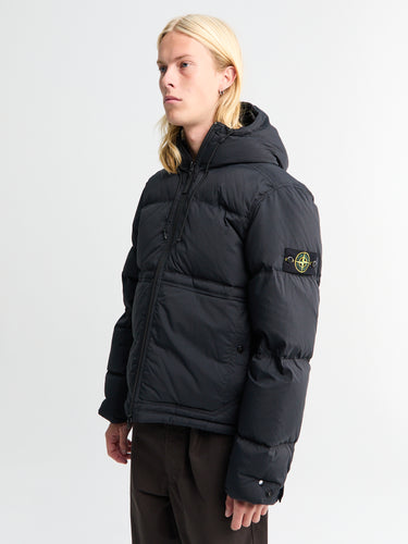 Stone Island - 4100019 Short Parka in Black
