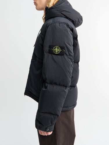 Stone Island - 4100019 Short Parka in Black