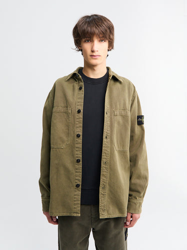 Stone Island - 1200025 Shirt in Military Green