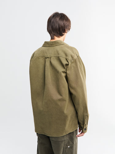Stone Island - 1200025 Shirt in Military Green