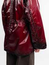 Stone Island - 4100079 Short Parka in Burgundy