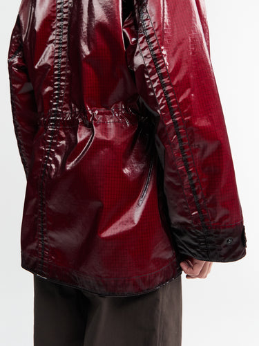 Stone Island - 4100079 Short Parka in Burgundy