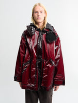 Stone Island - 4100079 Short Parka in Burgundy