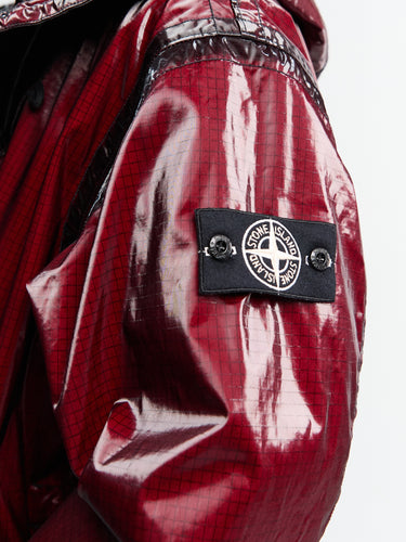 Stone Island - 4100079 Short Parka in Burgundy