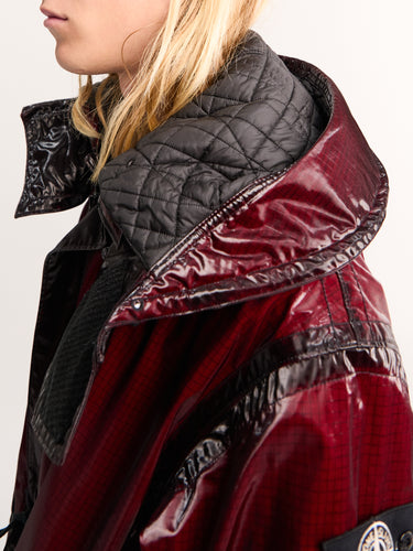 Stone Island - 4100079 Short Parka in Burgundy