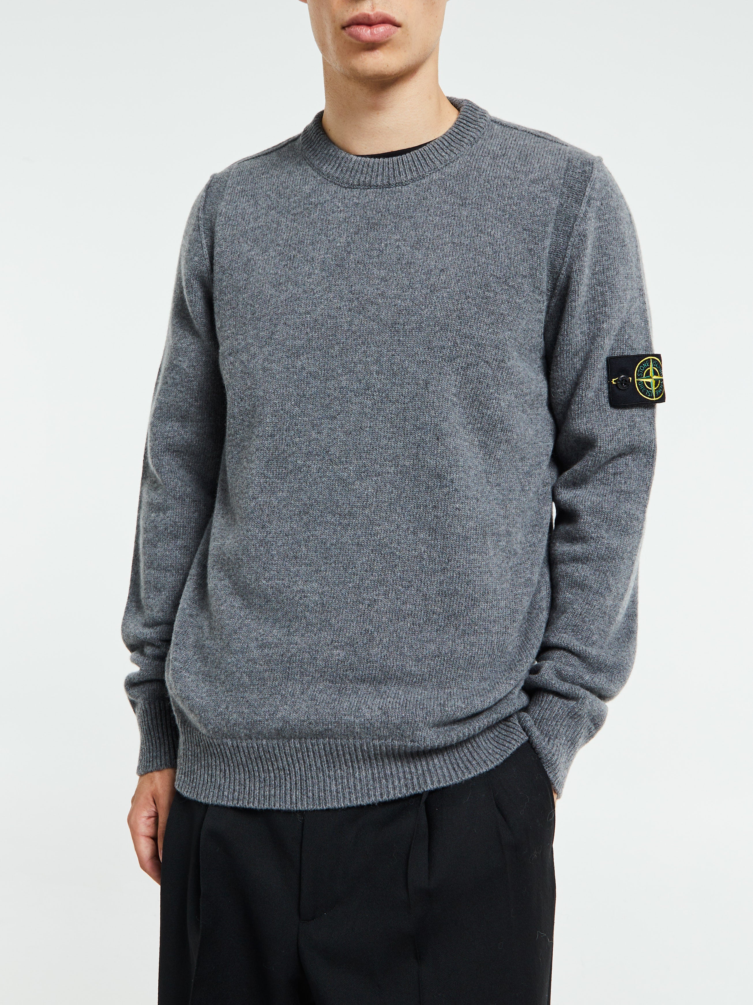 Stone Island - 5100072 Crewneck in Cement Melange