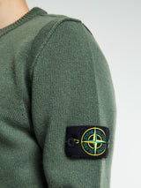 Stone Island - 5100072 Crew Neck in Military Green