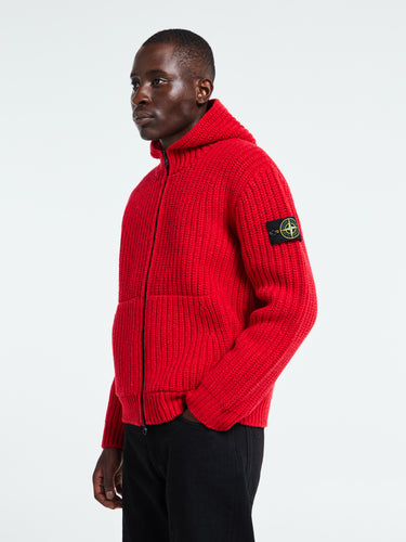 Stone Island - 5100069 Hoodie in Scarlet Melange