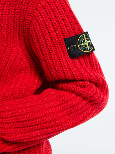 Stone Island - 5100069 Hoodie in Scarlet Melange