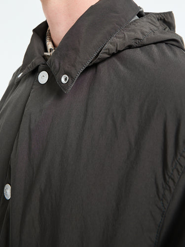 Stone Island - 7100004 Light Compact Touch Poly-TC Parka Coat in Lead Grey