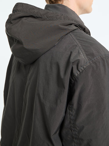 Stone Island - 7100004 Light Compact Touch Poly-TC Parka Coat in Lead Grey
