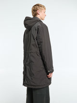 Stone Island - 7100004 Light Compact Touch Poly-TC Parka Coat in Lead Grey