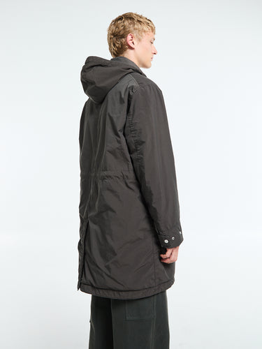 Stone Island - 7100004 Light Compact Touch Poly-TC Parka Coat in Lead Grey