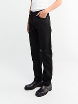 Stone Island - J100005 Bull Denim-TC Trousers in Black