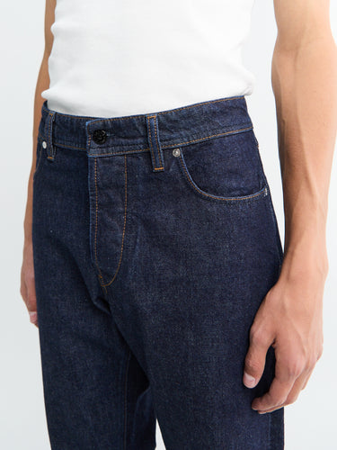 Stone Island - J100005 Indigo Denim-Rinsed Trousers in Blue Rinse