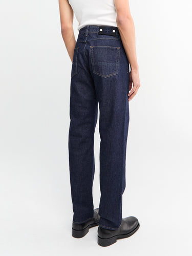 Stone Island - J100005 Indigo Denim-Rinsed Trousers in Blue Rinse