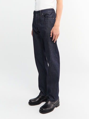 Stone Island - J100005 Indigo Denim Trousers in Blue Raw