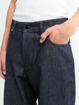 Stone Island - J100006 Indigo Denim Trousers in Blue Raw